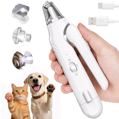 PawsLynn™ SafeTrim  2-in-1 LED Nail Clipper & Grinder
