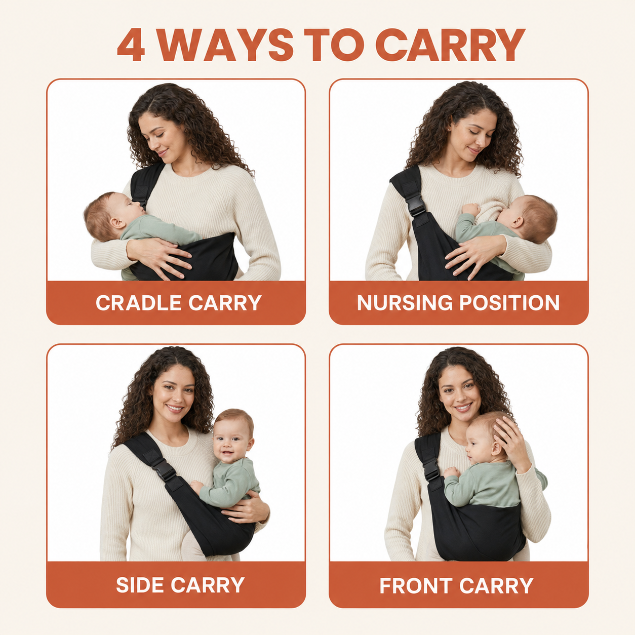 Sizura™ The Shoulder Baby Carrier